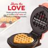 DASH Mini Maker Waffle Maker + Griddle, 2-Pack Griddle + Waffle Iron – Aqua(Coral  Mint  Teal)