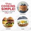 DASH Mini Maker Waffle Maker + Griddle, 2-Pack Griddle + Waffle Iron – Aqua(Coral  Mint  Teal)