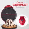 DASH Mini Maker Waffle Maker + Griddle, 2-Pack Griddle + Waffle Iron – Aqua(Red)