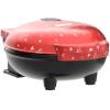 DASH Mini Waffle Maker Machine for Individuals, Paninis, Hash Browns, & Other On the Go Breakfast, Lunch, or Snacks, with Easy to Clean, Non-Stick Sides, Black Skull 4 Inch(Red Love Heart)