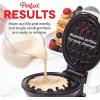 DASH Mini Waffle Maker Machine for Individuals, Paninis, Hash Browns, & Other On the Go Breakfast, Lunch, or Snacks, with Easy to Clean, Non-Stick Sides, Black Skull 4 Inch(White Waffle)