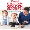 DASH Mini Waffle Maker Machine for Individuals, Paninis, Hash Browns, & Other On the Go Breakfast, Lunch, or Snacks, with Easy to Clean, Non-Stick Sides, Purple Galaxy 4 Inch(White Rainbow)