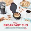DASH Multimaker Mini System Two 4” Nonstick Removable Waffle Plates (Gingerbread & Snowflake) – 2Pc Plate Pack for Waffle Iron & Griddle, Compatible with Dash MultiMaker Mini System, Nonstick Surface(Griddle & Griddle)