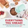 DASH Tilt-Head 3.5qt Stand Mixer 12 Speeds with Paddle, Dough Hook, and Whisk Attaachments- Aqua(Aqua)