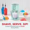 Dash Deluxe Shaved Ice & Slushy Maker with Serving Pitcher, 1L, Multi-Purpose Ice Shaver Machine for Homemade Shaved Ice, Snow Cones, Slushies, Cocktails & More – Aqua(Aqua)