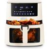 DASH 7qt Clear View Digital Air Fryer – Forged Iron(Cream)