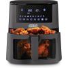 DASH 7qt Clear View Digital Air Fryer – Forged Iron(Forged Iron)