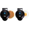 DASH Mini Maker Waffle Maker + Griddle, 2-Pack Griddle + Waffle Iron – Aqua(Black)