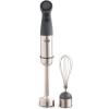 Dash Chef Series Immersion Hand Blender, 5 Speed Stick Blender with Stainless Steel Blades, Whisk Attachment and Recipe Guide – Aqua(Cool Grey)