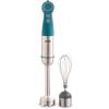 Dash Chef Series Immersion Hand Blender, 5 Speed Stick Blender with Stainless Steel Blades, Whisk Attachment and Recipe Guide – Aqua(Teal)