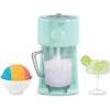 Dash Deluxe Shaved Ice & Slushy Maker with Serving Pitcher, 1L, Multi-Purpose Ice Shaver Machine for Homemade Shaved Ice, Snow Cones, Slushies, Cocktails & More – Aqua(Aqua)