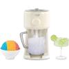 Dash Deluxe Shaved Ice & Slushy Maker with Serving Pitcher, 1L, Multi-Purpose Ice Shaver Machine for Homemade Shaved Ice, Snow Cones, Slushies, Cocktails & More – Aqua(Cream)