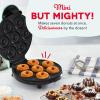 DASH Mini Donut Maker Machine for Kid-Friendly Breakfast, Snacks, Desserts & More with Non-stick Surface, Makes 7 Doughnuts – Aqua(Aqua)