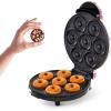 DASH Mini Donut Maker Machine for Kid-Friendly Breakfast, Snacks, Desserts & More with Non-stick Surface, Makes 7 Doughnuts – Aqua(White)