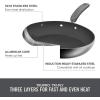 Zakarian by Dash 12″ TruPro Nonstick Stainless Steel Fry Pan- Grey(Gray)