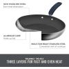 Zakarian by Dash TruPro™ 10 Piece Nonstick Stainless Steel Cookware Set with Straining Lids- Black(Black)