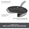 Zakarian by Dash TruPro™ 10 Piece Nonstick Stainless Steel Cookware Set with Straining Lids- Black(Gray)