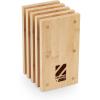 DASH Zakarian by DASH 11-Piece German Steel Kitchen Knife Set with 7″ Chef, 5″ Santoku, 5″ Serrated Utility, 3.5″ Paring, 6 Steak Knives and Magnetic Bamboo Knife Block, Blue(Knife Block)