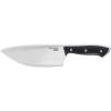 Zakarian by Dash 7″ Chef Grade German Steel Rocking Chef Knife with Sheath for Chopping and Slicing – Black