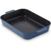 Zakarian by Dash 9″ X 13″ Nonstick Cast Iron Baker, Rust Resistant, Oven Safe, Easy to Clean – Black(Blue)