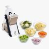 Zakarian by Dash Safe Slice Mandoline for Vegetables, Meal Prep & More with 30+ Presets & Thickness Adjuster – Zakarian Blue(Black)