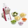Zakarian by Dash Safe Slice Mandoline for Vegetables, Meal Prep & More with 30+ Presets & Thickness Adjuster – Zakarian Blue(Cranberry)