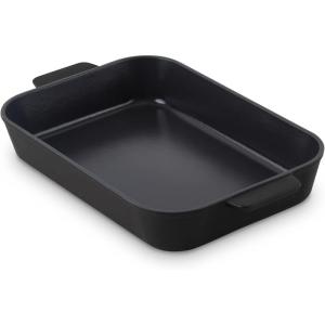 Zakarian by Dash 9″ X 13″ Nonstick Cast Iron Baker, Rust Resistant, Oven Safe, Easy to Clean – Black(Black)