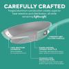 DASH Dream Green Nonstick Ceramic Cookware Set, 15 Piece, Pink – Recycled Aluminum and Ceramic, Nonstick Cookware Set, Oven Safe and Compatible with All Cooktops(Cream)