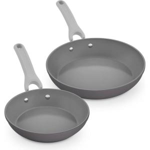 DASH Dream Green Nonstick Ceramic Cookware Set, 15 Piece, Pink – Recycled Aluminum and Ceramic, Nonstick Cookware Set, Oven Safe and Compatible with All Cooktops(Slate Gray)