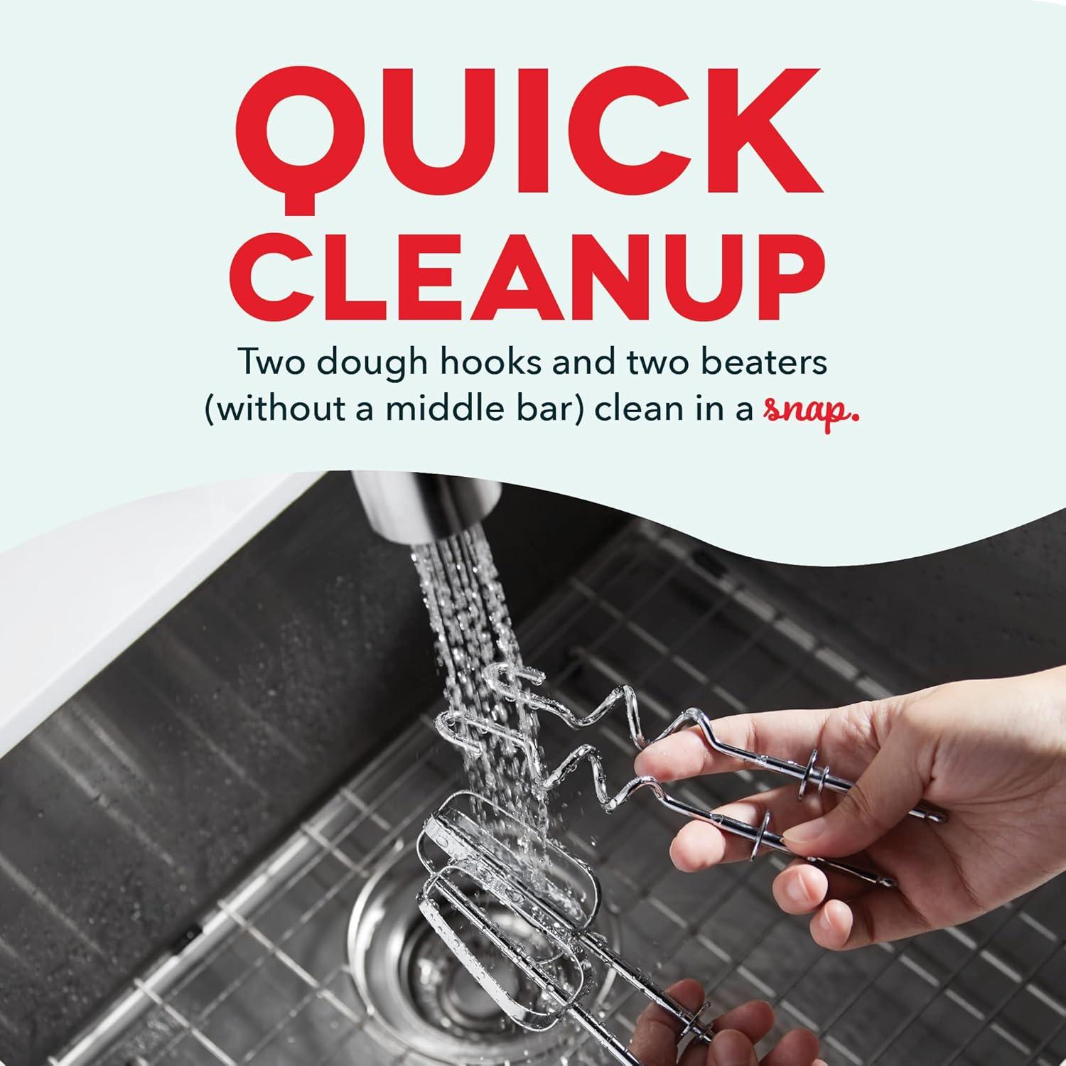 imageDash Stand Mixer Electric Mixer for Everyday Use 6 Speed Stand Mixer with 3 Quart Stainless Steel Mixing Bowl Dough Hooks ampamp Mixer Beaters for Dressings Frosting Meringues ampamp More AquaAqua