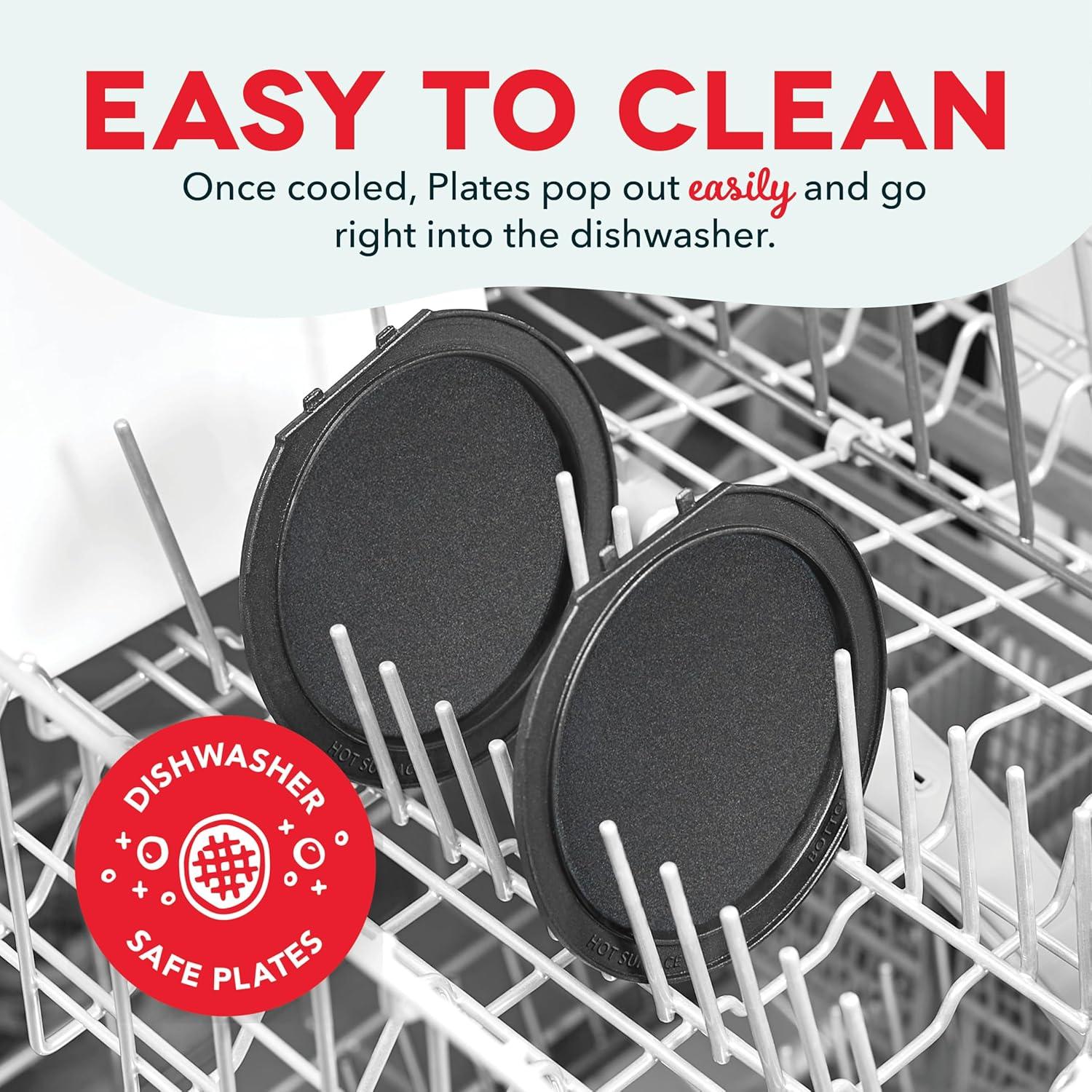 imageDisney Dash MultiMaker Mini System Removable Plate Sets EasytoSwap Plates for Your Waffle Maker Set of 2 Moana ampamp Pua DesignGriddle Griddle