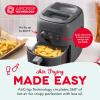 DASH Flip & Fry 2-in-1 Grill + Air Fryer, 3 QT
