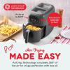 Dash Flip & Fry™ Digital 2-in-1 Grill + Air Fryer with 5 functions, 7 Qt Capacity, Air fryer & Indoor Grill for fries, wings, burgers and more – Forged Iron