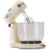 Dash Stand Mixer (Electric Mixer for Everyday Use): 6 Speed Stand Mixer with 3 Quart Stainless Steel Mixing Bowl, Dough Hooks & Mixer Beaters for Dressings, Frosting, Meringues & More – Aqua(Cream)