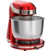 Dash Stand Mixer (Electric Mixer for Everyday Use): 6 Speed Stand Mixer with 3 Quart Stainless Steel Mixing Bowl, Dough Hooks & Mixer Beaters for Dressings, Frosting, Meringues & More – Aqua(Red)
