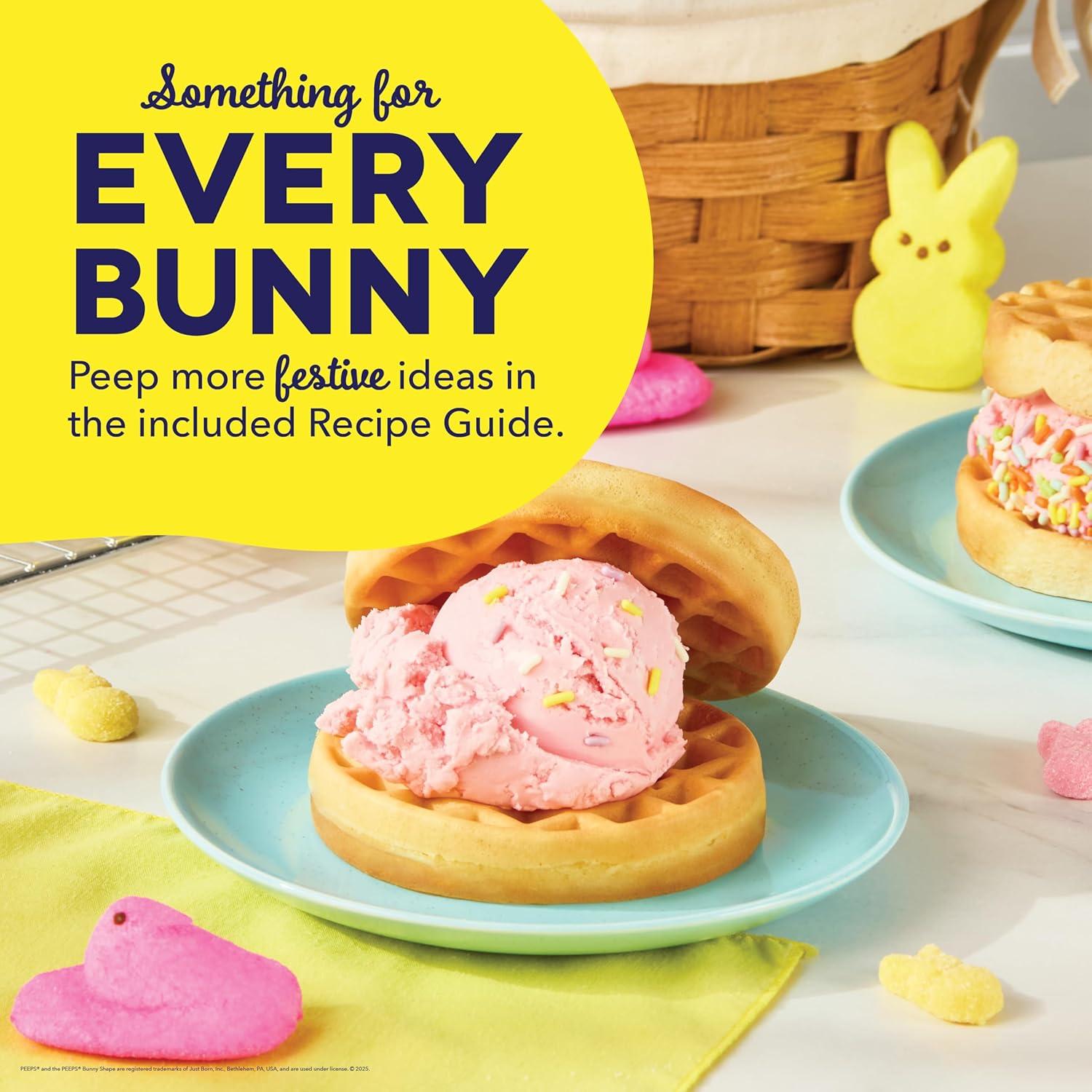 imageDisney Dash Stitch Santa Mini Waffle Maker Holiday Waffle Maker Simple Setup ampamp Quick Cleanup Convenient ampamp Compact for Easy StorageYellow Chick