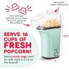 Disney Dash Fresh Pop Popcorn Maker – Oil-Free, Air Popcorn Popper – With Measuring Cup & Recipe Guide – Perfect for Movie Nights – 16 Cups, Mickey & Minnie Design(Aqua)