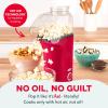 Disney Dash Fresh Pop Popcorn Maker – Oil-Free, Air Popcorn Popper – With Measuring Cup & Recipe Guide – Perfect for Movie Nights – 16 Cups, Mickey & Minnie Design(Red)