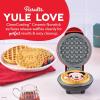 Disney Dash Stitch Santa Mini Waffle Maker – Holiday Waffle Maker – Simple Setup & Quick Cleanup – Convenient & Compact for Easy Storage(Red Mickey in Santa Hat)