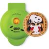 Disney Dash Stitch Santa Mini Waffle Maker – Holiday Waffle Maker – Simple Setup & Quick Cleanup – Convenient & Compact for Easy Storage(Snoopy Vampire (Green))