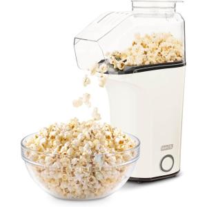 Disney Dash Fresh Pop Popcorn Maker – Oil-Free, Air Popcorn Popper – With Measuring Cup & Recipe Guide – Perfect for Movie Nights – 16 Cups, Mickey & Minnie Design(White)