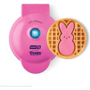 Disney Dash Stitch Santa Mini Waffle Maker – Holiday Waffle Maker – Simple Setup & Quick Cleanup – Convenient & Compact for Easy Storage(Pink Bunny)