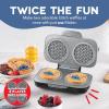 Disney Dash MultiMaker Double Mini Maker System – Convenient Electric Waffle Maker – Features Interchangeable, Dishwasher-Safe Plates – Quick Cleanup & Simple Setup – Lilo & Stitch Design