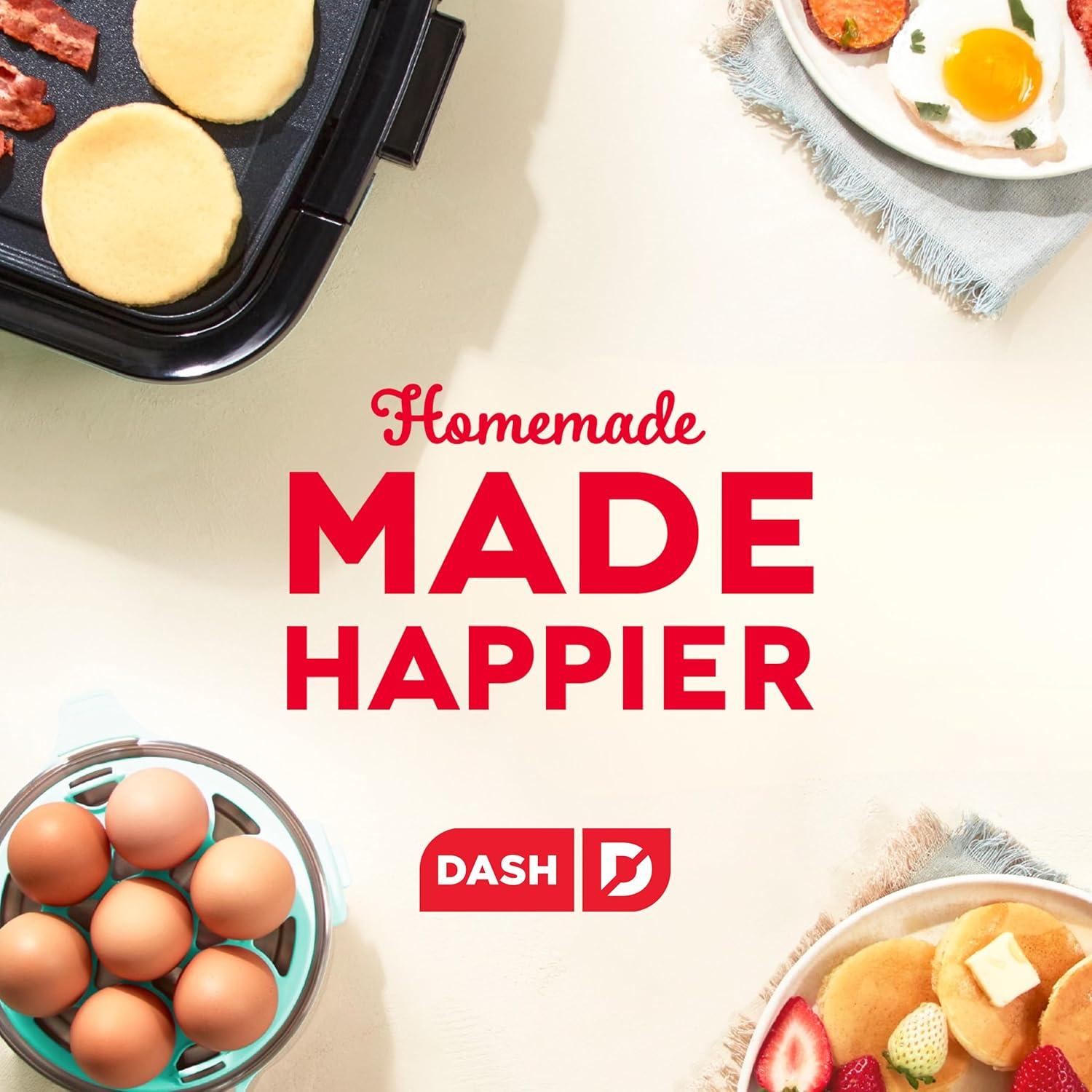 imageDASH Holiday MultiMaker Mini System Waffle Maker with Six 4 Removable Holiday Plates Waffle Iron ampamp Griddle 4in1 Mini Waffle Maker for Kids and Families Nonstick Surface Santa Waffle RedRed Maker 5 Plates