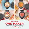DASH Holiday MultiMaker® Mini System – Waffle Maker with Six 4” Removable Holiday Plates: Waffle Iron & Griddle, 4-in-1 Mini Waffle Maker for Kids and Families – Nonstick Surface, Santa Waffle (Red)(Holiday Maker + 6 Plates)