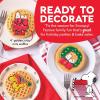DASH Holiday MultiMaker® Mini System – Waffle Maker with Six 4” Removable Holiday Plates: Waffle Iron & Griddle, 4-in-1 Mini Waffle Maker for Kids and Families – Nonstick Surface, Santa Waffle (Red)(Peanuts® Holiday Maker + 4 Plates)
