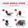 DASH Holiday MultiMaker® Mini System – Waffle Maker with Six 4” Removable Holiday Plates: Waffle Iron & Griddle, 4-in-1 Mini Waffle Maker for Kids and Families – Nonstick Surface, Santa Waffle (Red)(Aqua Maker + 6 Plates)
