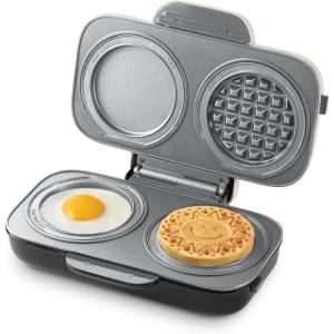 DASH MultiMaker® Double Mini Maker System (6 Plates)(Cream)