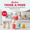 Dash Slushie Machine & Frozen Drink Maker – Make Slushys, Frozen Margaritas, Frosé & More – Easy-to-Clean Device & Drip-Free Dispensing – One-Touch Operation – 32 Oz