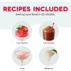 Dash Slushie Machine & Frozen Drink Maker – Make Slushys, Frozen Margaritas, Frosé & More – Easy-to-Clean Device & Drip-Free Dispensing – One-Touch Operation – 32 Oz